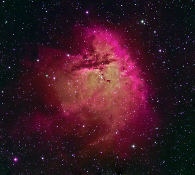 NGC 281 in HOS (CFHT palette)