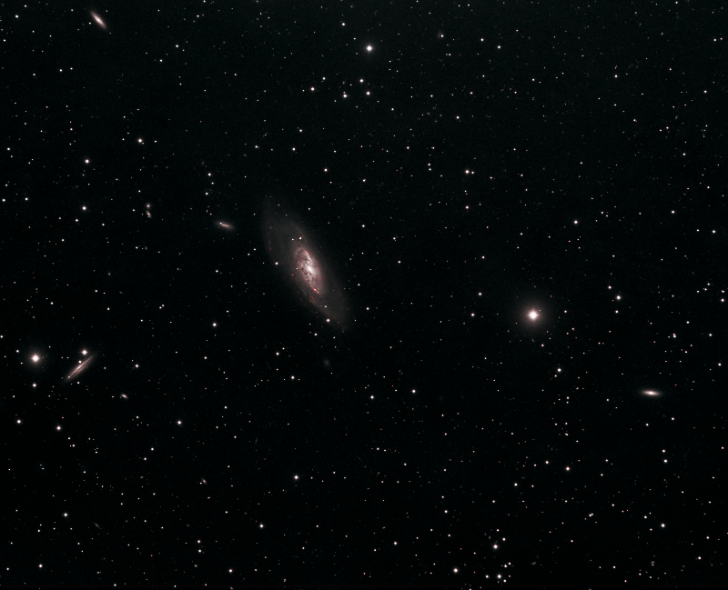 Synthetic color image of M106