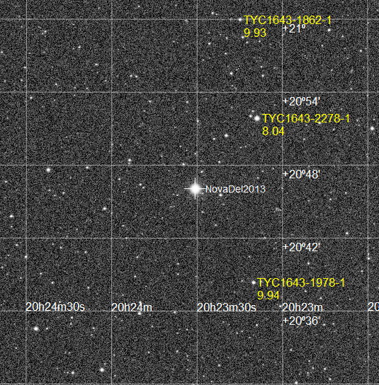 Nova Del 2013 with 20nm Ha filter